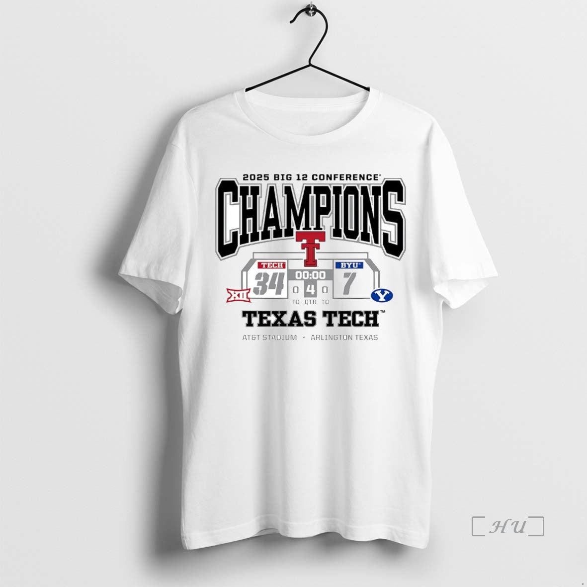 Officials Texas Tech Football 2025 Big 12 Conference Champions Beat Byu Cougars Premium T Shirts Hoodie, Sweatshirt