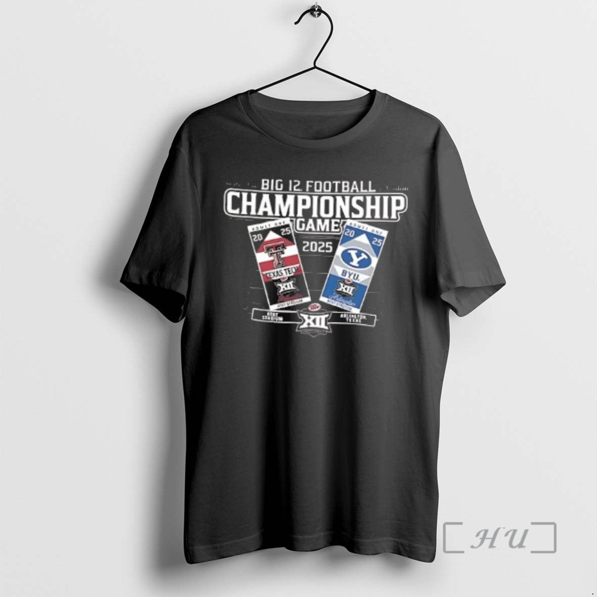 Officials Texas Tech Vs Byu 2025 Big 12 Football Championship 2 Sided Premium T Shirts Hoodie, Sweatshirt | PopFlextees.com