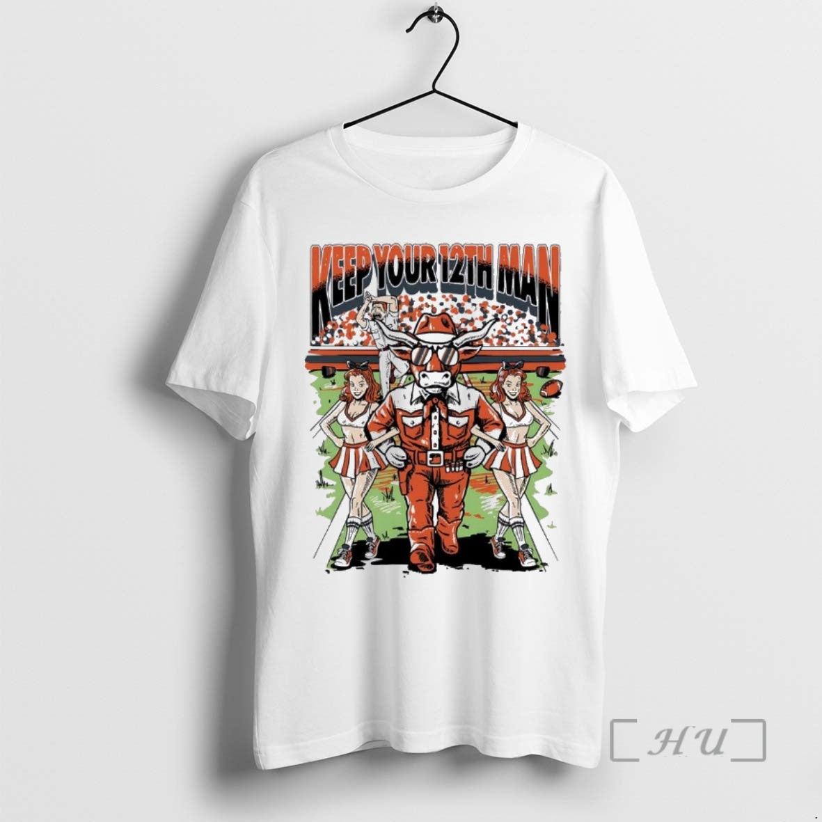 Officials Texas Longhorns Keep Your 12th Man Christmas Christmas T-Shirts, Hoodie, Sweatshirt | PopFlextees.com