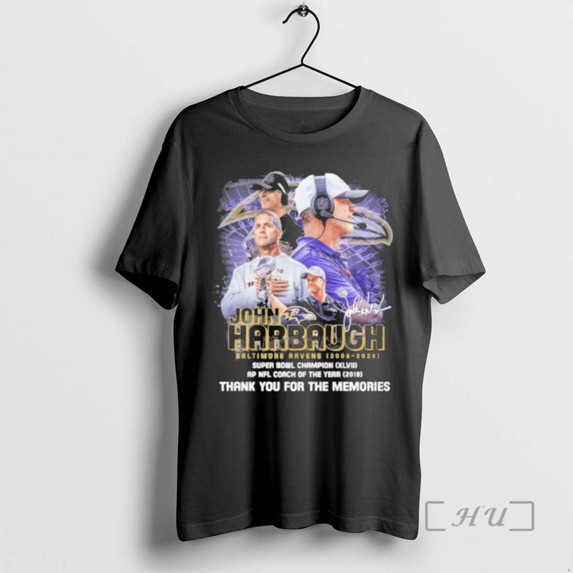 Officials Thank You Baltimore Ravens John Harbaugh 2008 2025 T-Shirts, Hoodie, Sweatshirt | PopFlextees.com