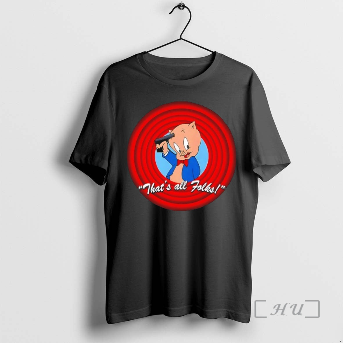 Officials Thats All Folks Porky Pig T-Shirts, Hoodie, Sweatshirt | PopFlextees.com