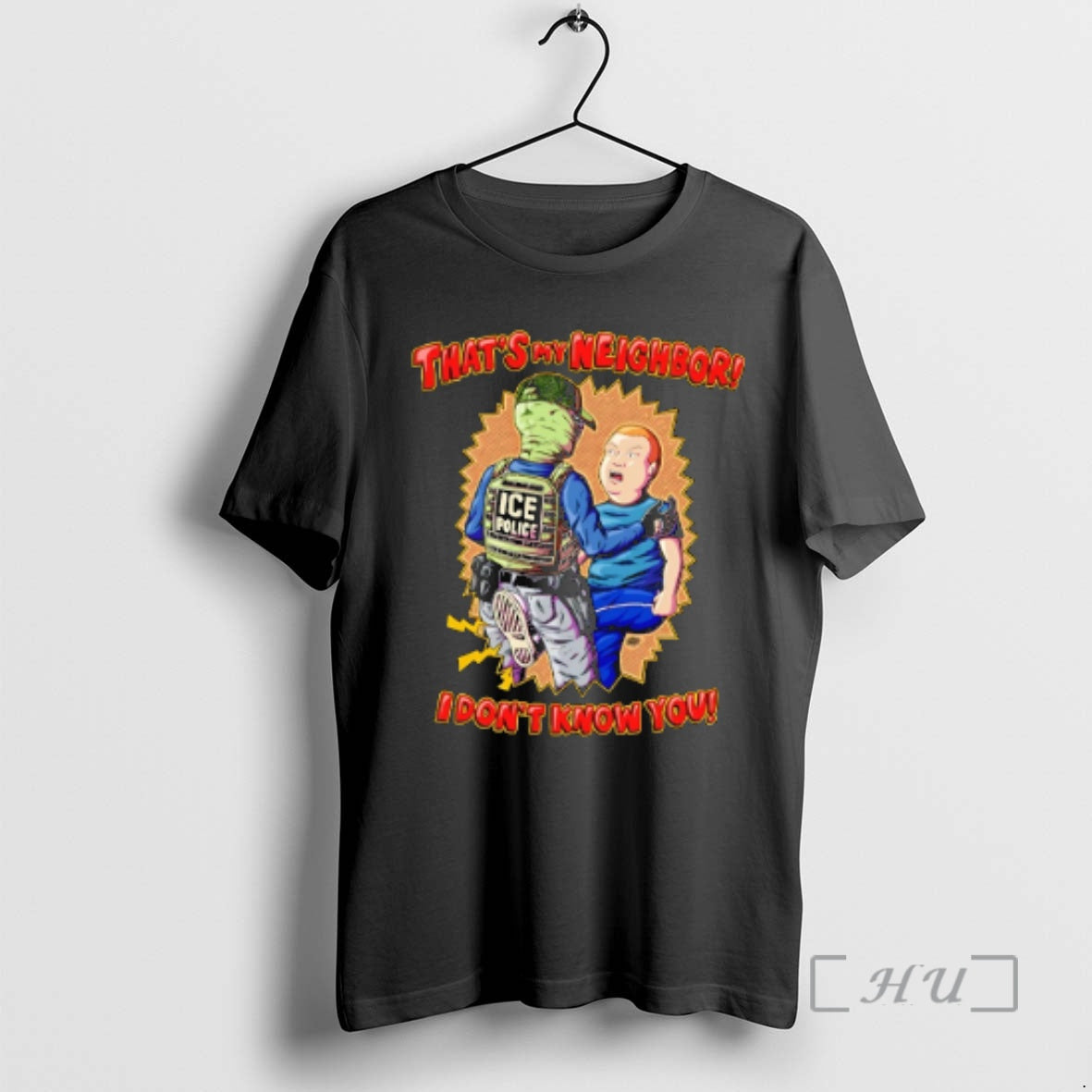 Officials Thats My Neighbor I Dont Know You Ice King Of The Hill Premium T-Shirts, Hoodie, Sweatshirt | PopFlextees.com