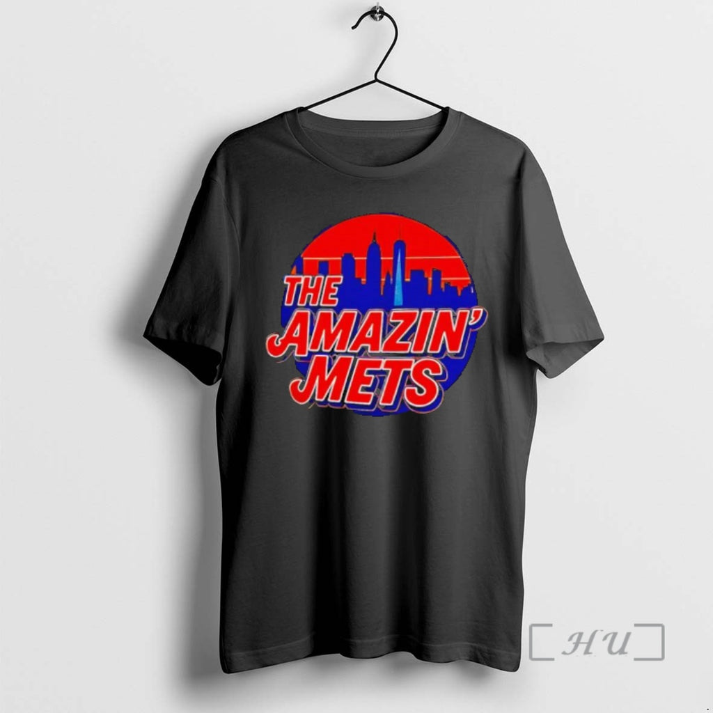 Officials The Amazin New York Mets Skyline Baseball T-Shirts, Hoodie, Sweatshirt | PopFlextees.com