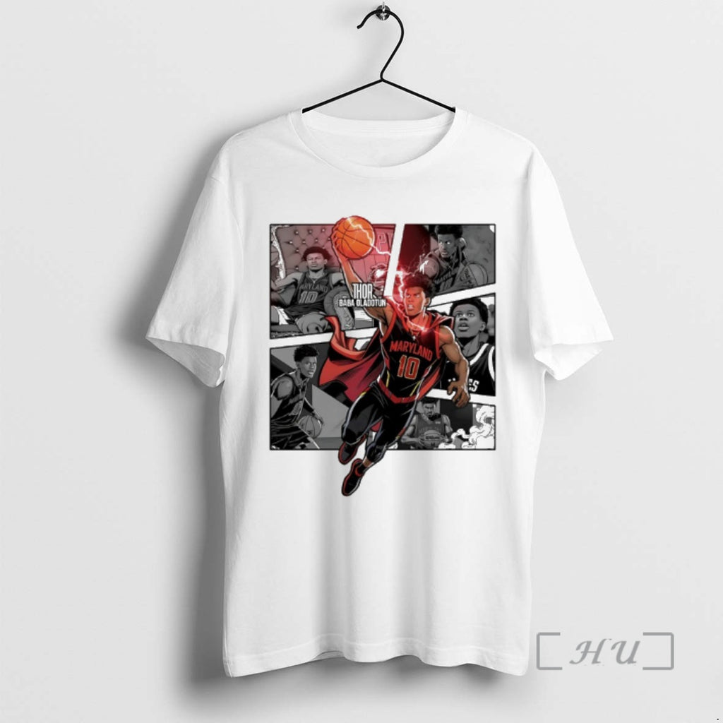 Officials The Avengers Thor Baba Oladotun Maryland Mens Basketball T-Shirts, Hoodie, Sweatshirt | PopFlextees.com