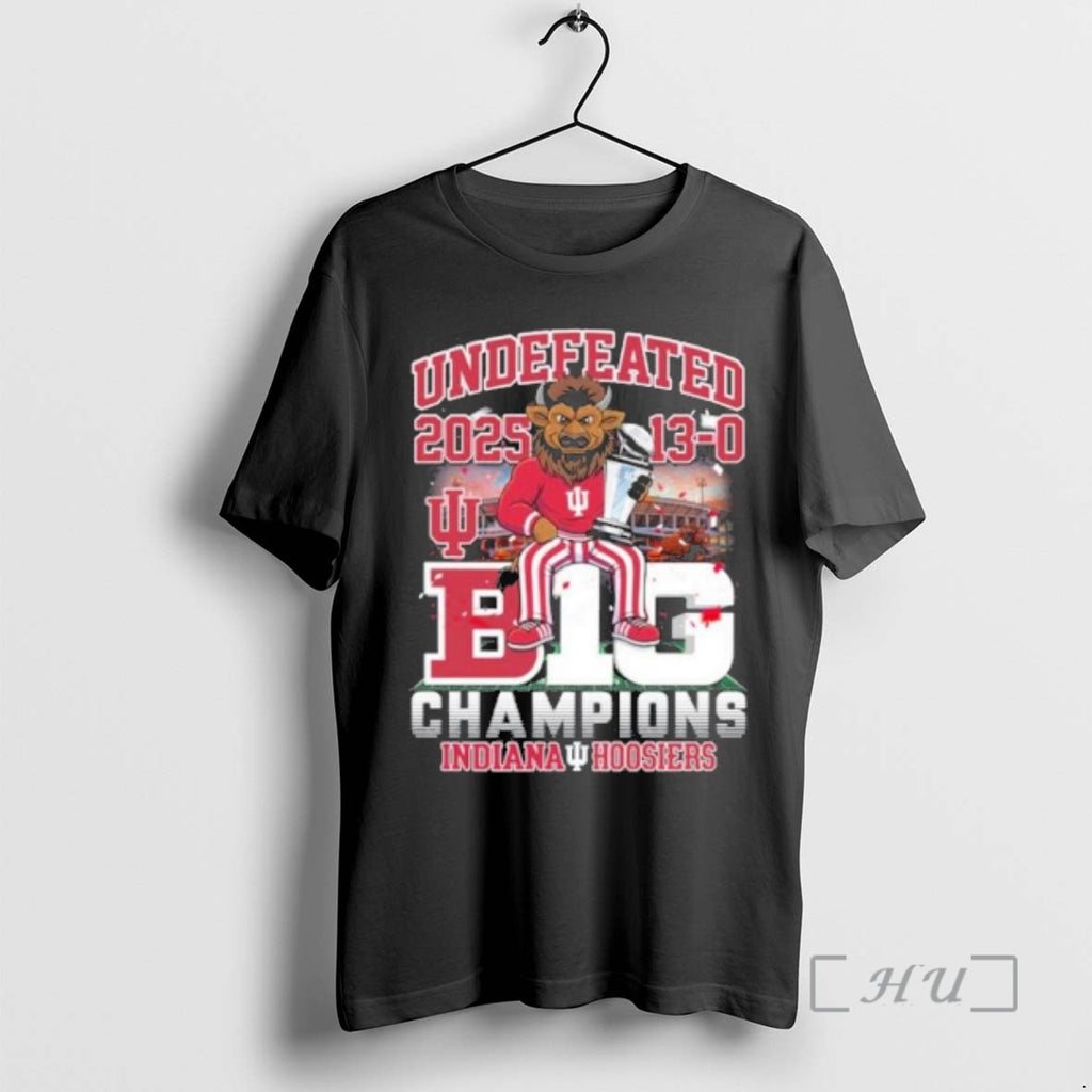 Officials The Bison Indiana Undefeated 13 0 Big 10 Champions T-Shirts, Hoodie, Sweatshirt | PopFlextees.com