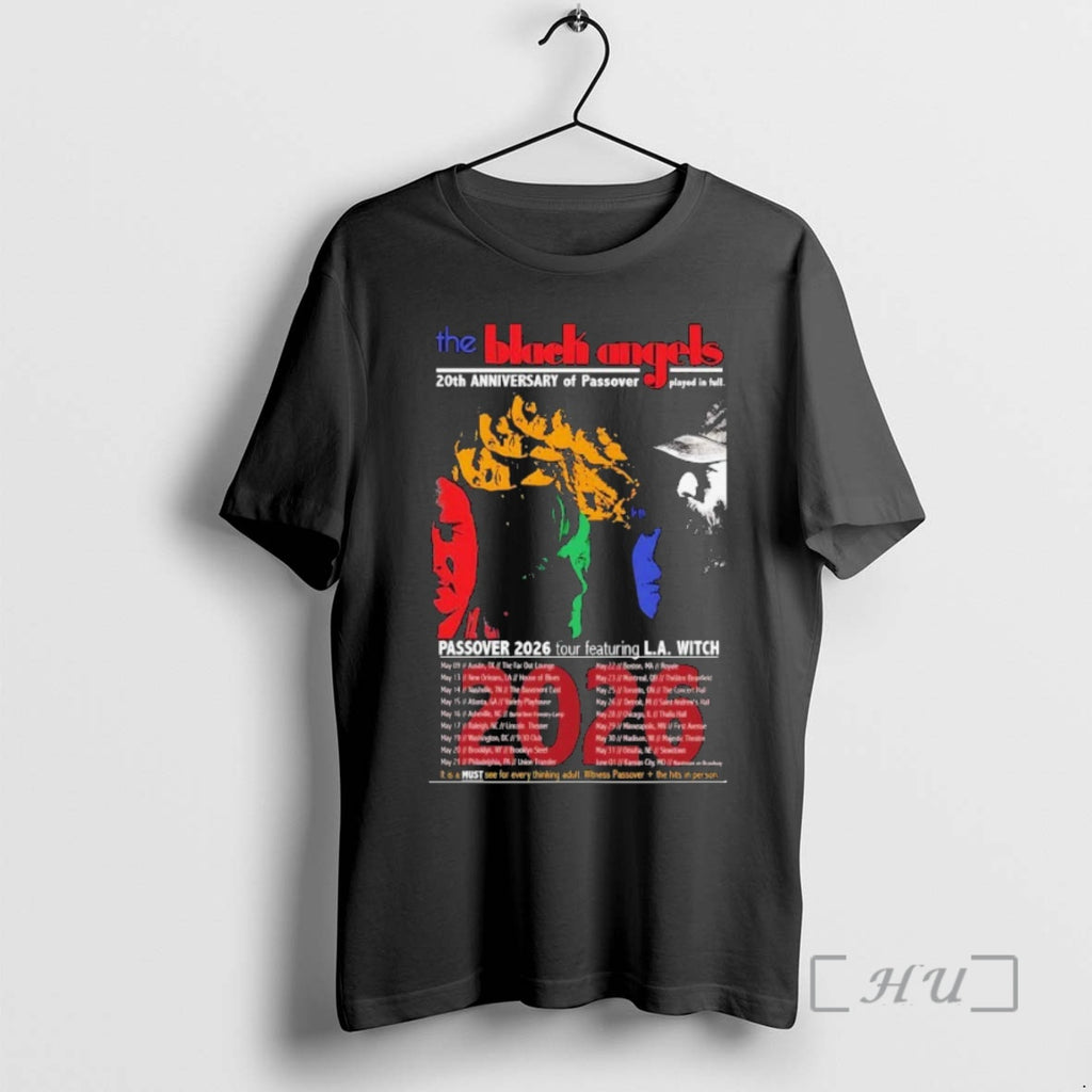 Officials The Black Angels 20th Anniversary Of Passover 2026 Tour T-Shirts, Hoodie, Sweatshirt | PopFlextees.com
