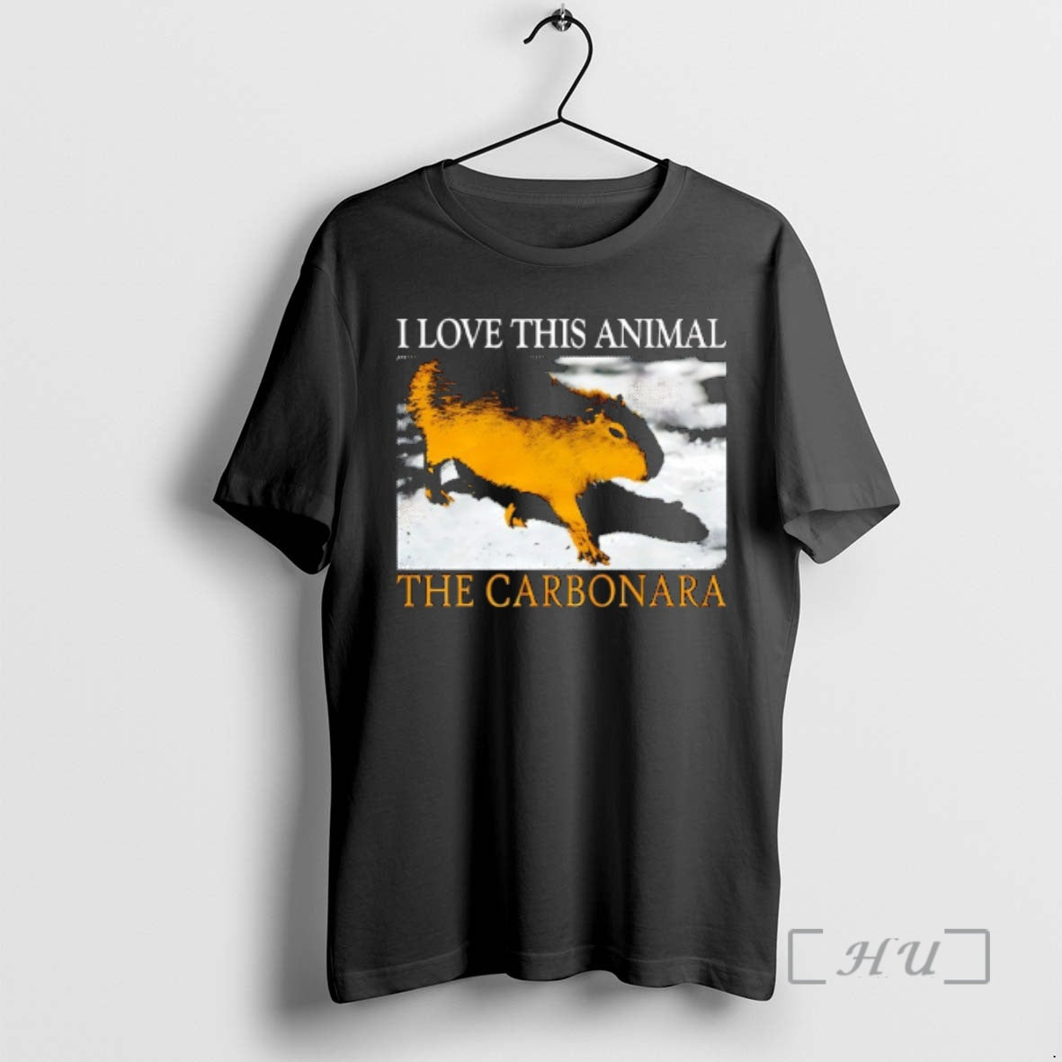 Officials The Carbonara Capybara I Love This Animal Graphic T-Shirts, Hoodie, Sweatshirt | PopFlextees.com