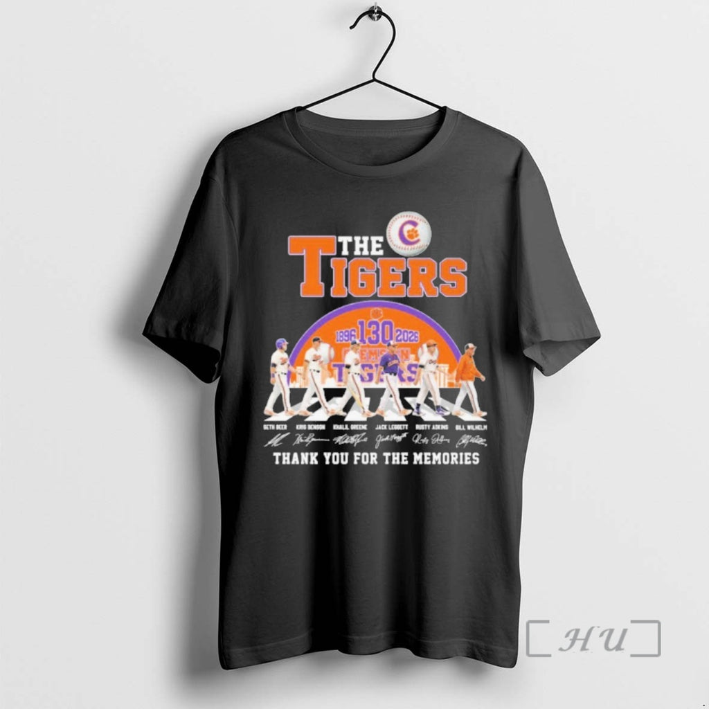 Officials The Clemson Tigers Baseball Abbey Road 130th Anniversary 1896 2026 Premium T Shirts Sweater Hoodie, Sweatshirt