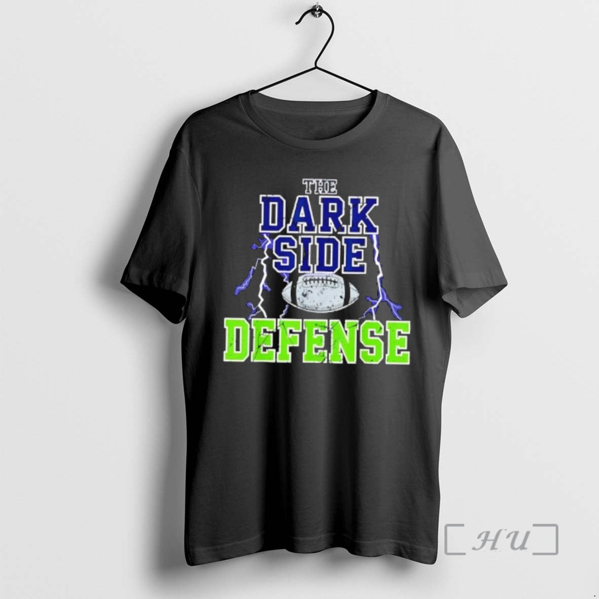 Officials The Dark Side Defense Football Lightning Bolt Seattle Team T-Shirts, Hoodie, Sweatshirt | PopFlextees.com