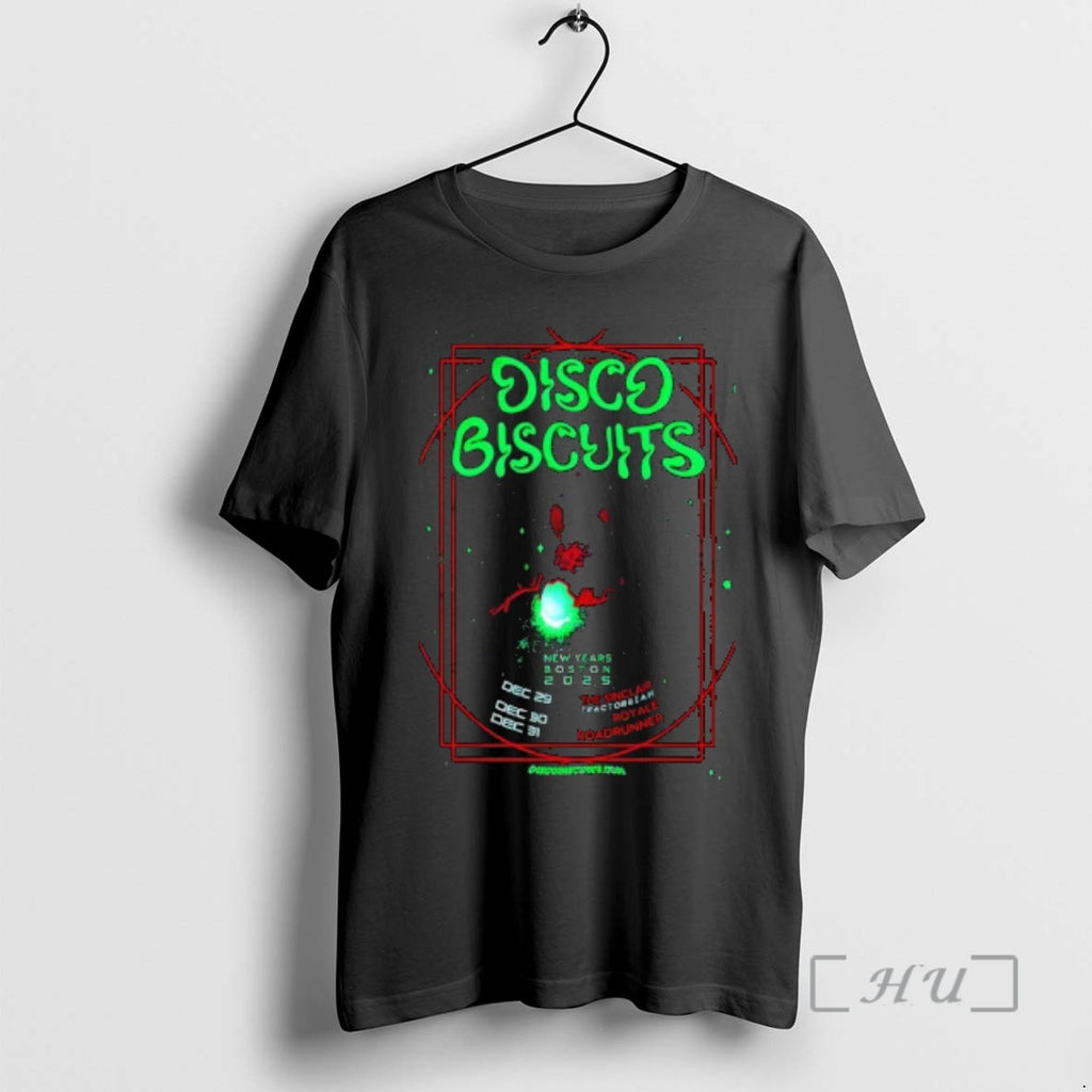 Officials The Disco Biscuits Boston 2025 Nye On Dec 29th 31st Premium T Shirts Sweater Hoodie, Sweatshirt | PopFlextees.com