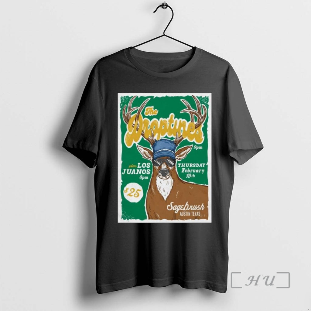 Officials The Droptines Feb 19 2026 Sagebrush In Austin Tx T-Shirts, Hoodie, Sweatshirt | PopFlextees.com
