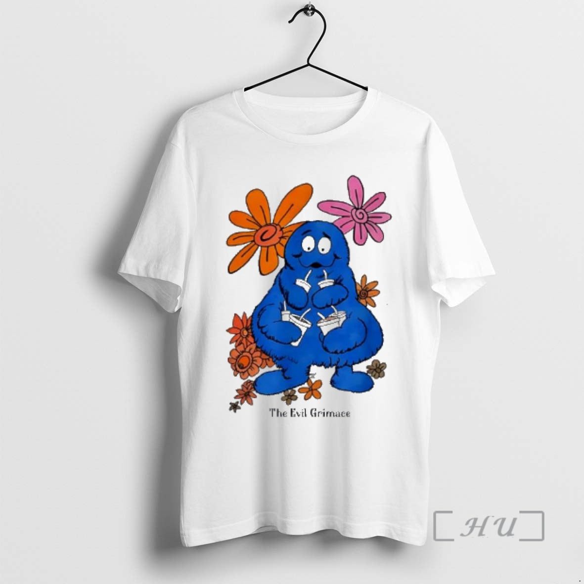 Officials Evil Grimace Monster Mascot Character T-Shirts, Hoodie, Sweatshirt