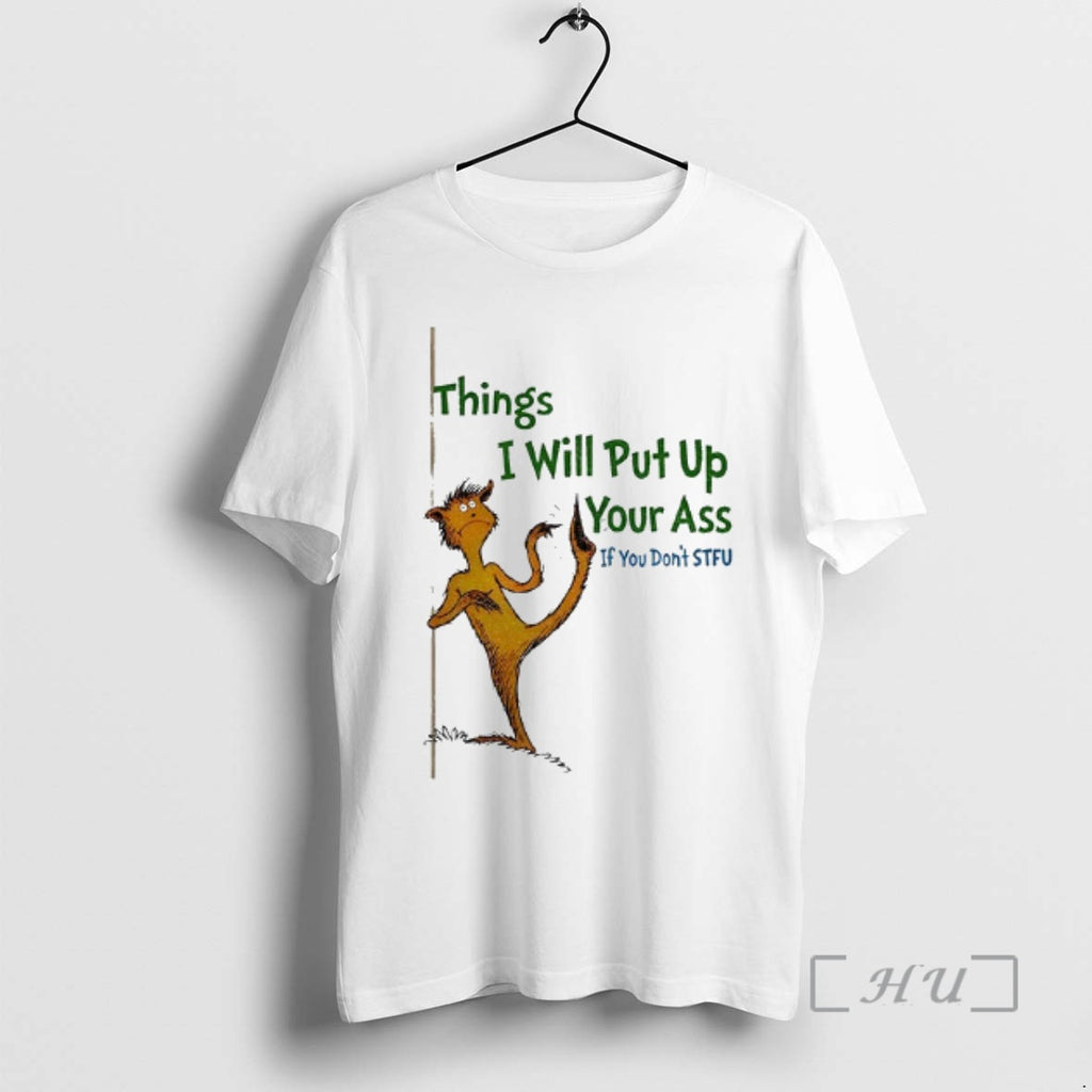 Officials The Foot Book Things I Will Put Up Your Ass If You Dont Stfu T-Shirts, Hoodie, Sweatshirt | PopFlextees.com