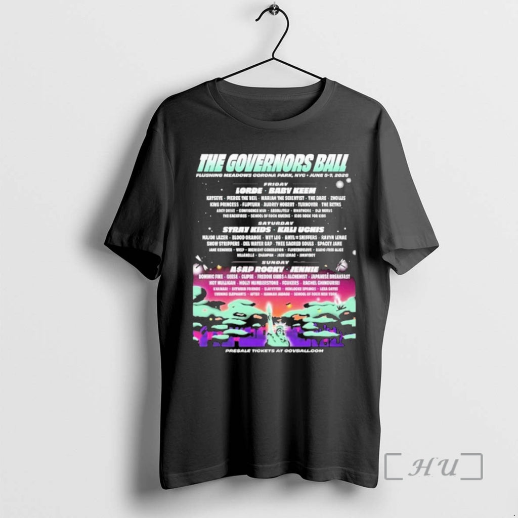 Officials The Governors Ball June 5 7 2026 Flushing Meadows Corona Park Nyc Premium T-Shirts, Hoodie, Sweatshirt