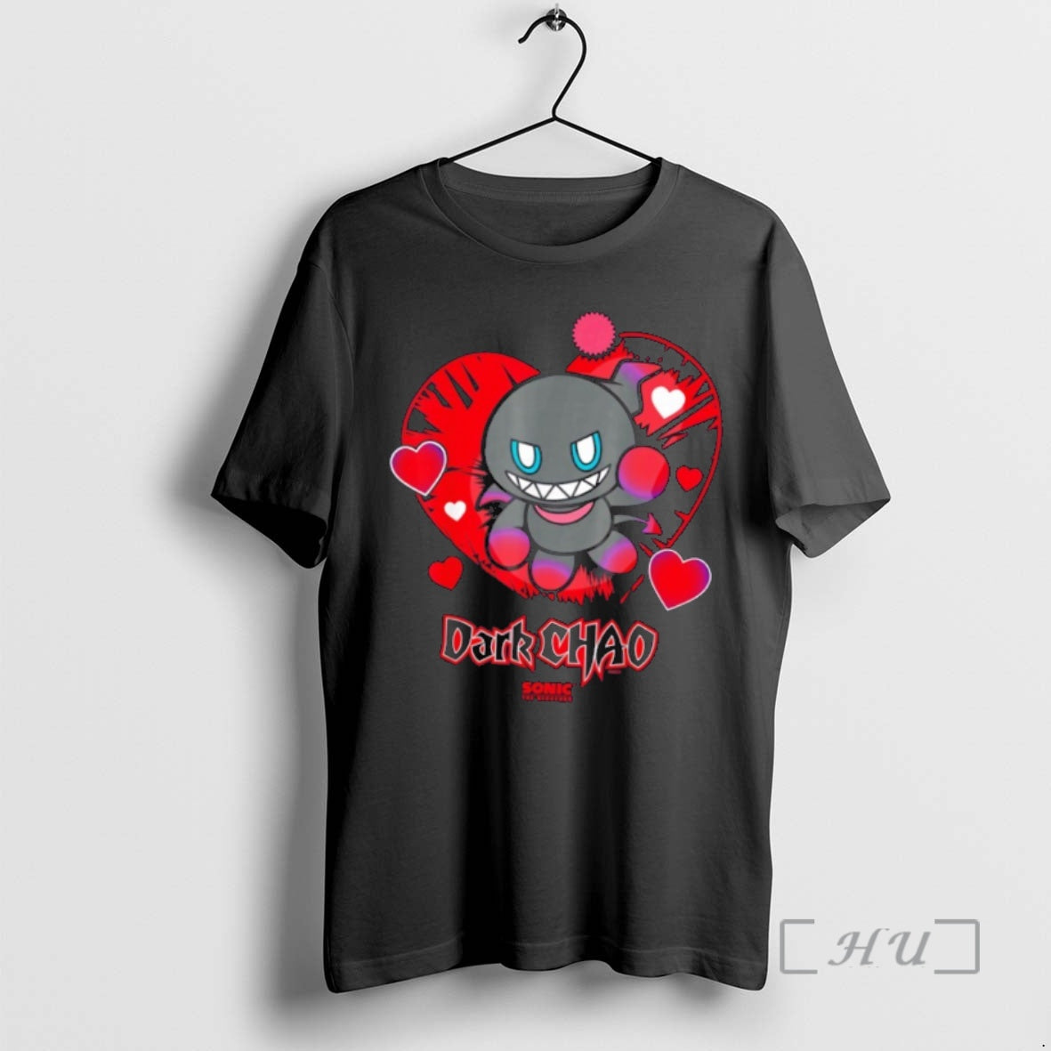 Officials The Hedgehog Dark Chao Valentines Day T-Shirts, Hoodie, Sweatshirt | PopFlextees.com