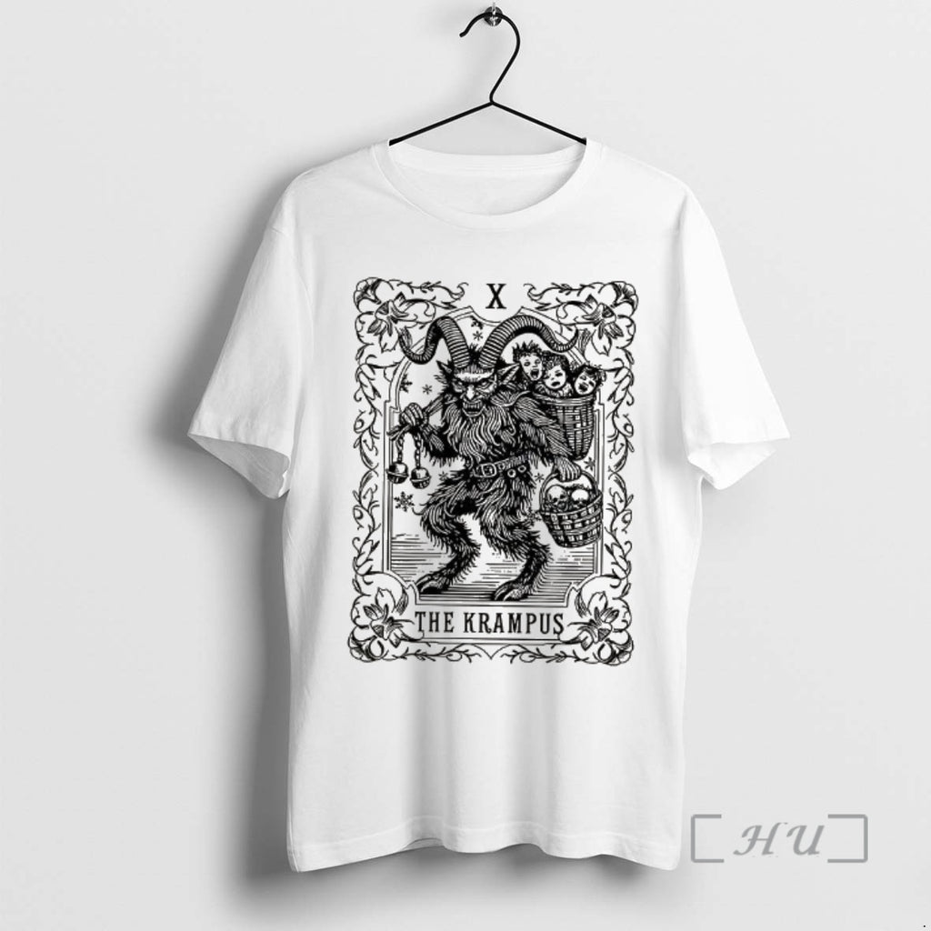 Officials The Krampus Tarot Card Goth Occult Christmas T-Shirts, Hoodie, Sweatshirt | PopFlextees.com