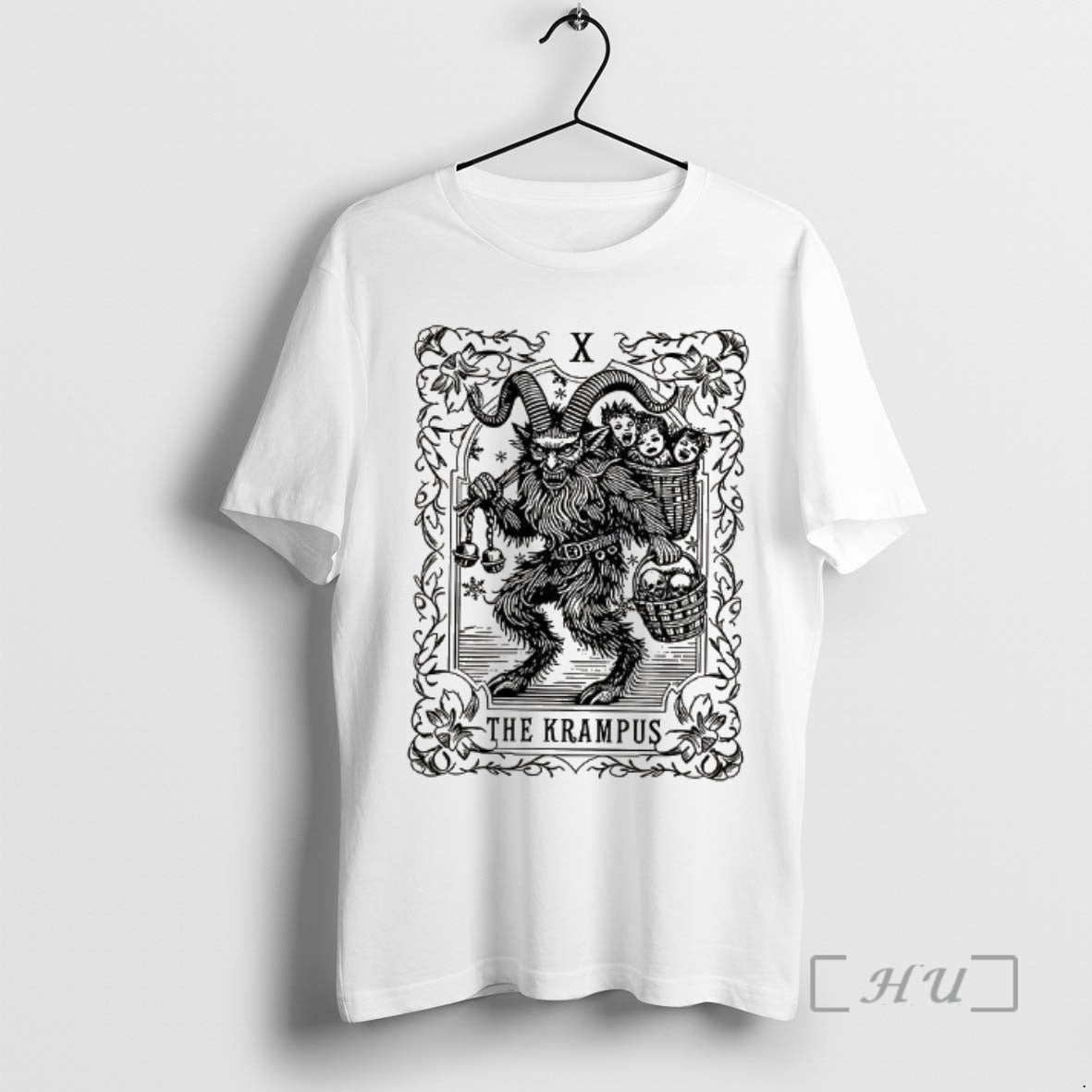 Officials The Krampus Tarot Card Goth Occult Christmas T-Shirts, Hoodie, Sweatshirt | PopFlextees.com