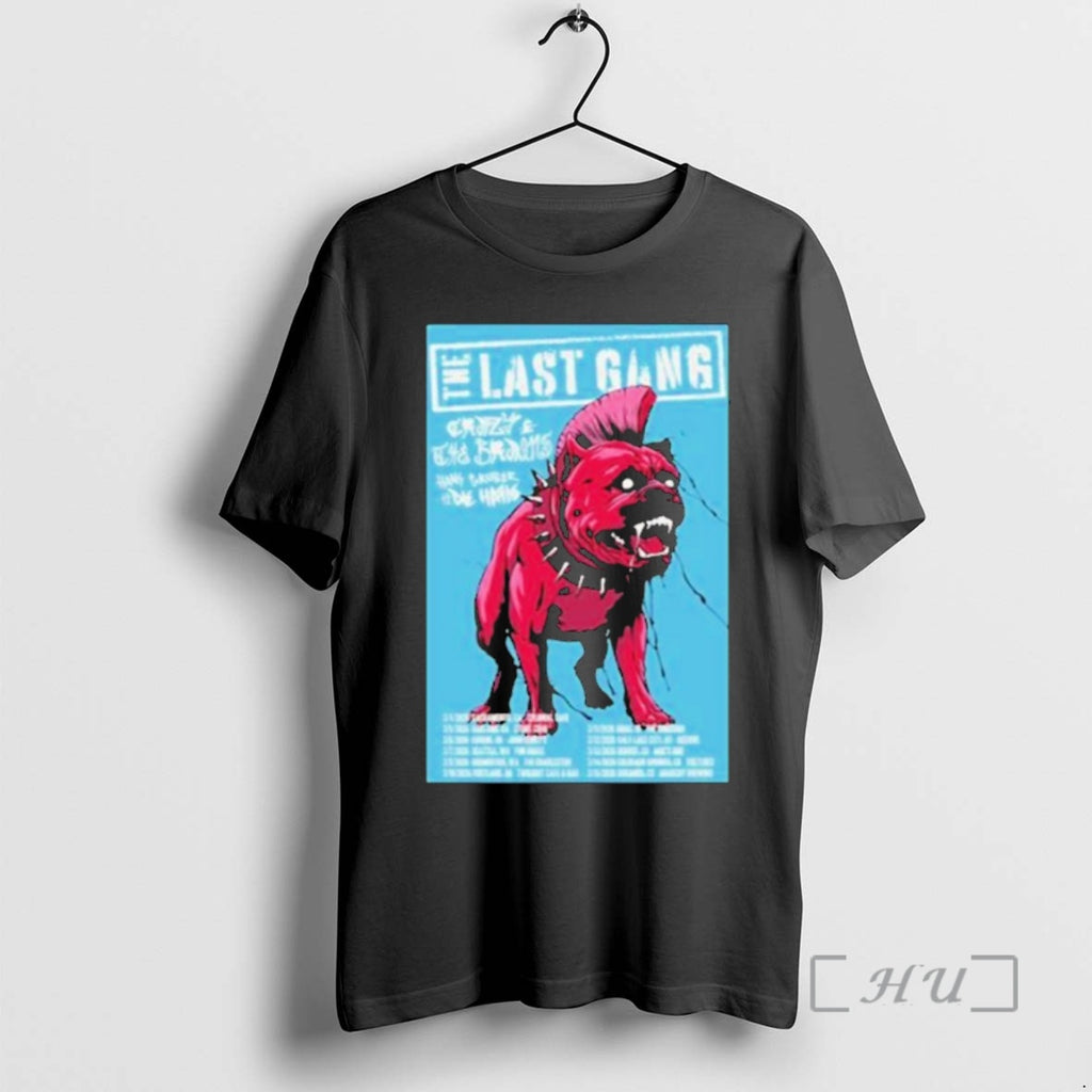 Officials The Last Gang March 2026 Tour Bulldog T-Shirts, Hoodie, Sweatshirt | PopFlextees.com