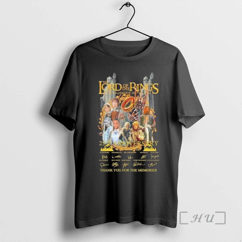 Officials The Lord Of The Rings 25th Anniversary 2001 2026 T-Shirts, Hoodie, Sweatshirt | PopFlextees.com