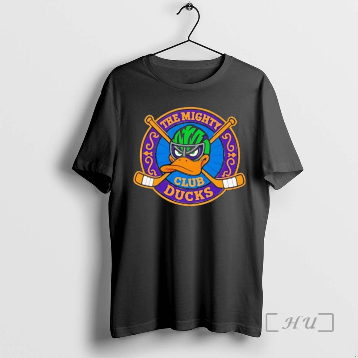 Officials The Mighty Club Ducks Hockey Mask Crossed T-Shirts, Hoodie, Sweatshirt | PopFlextees.com