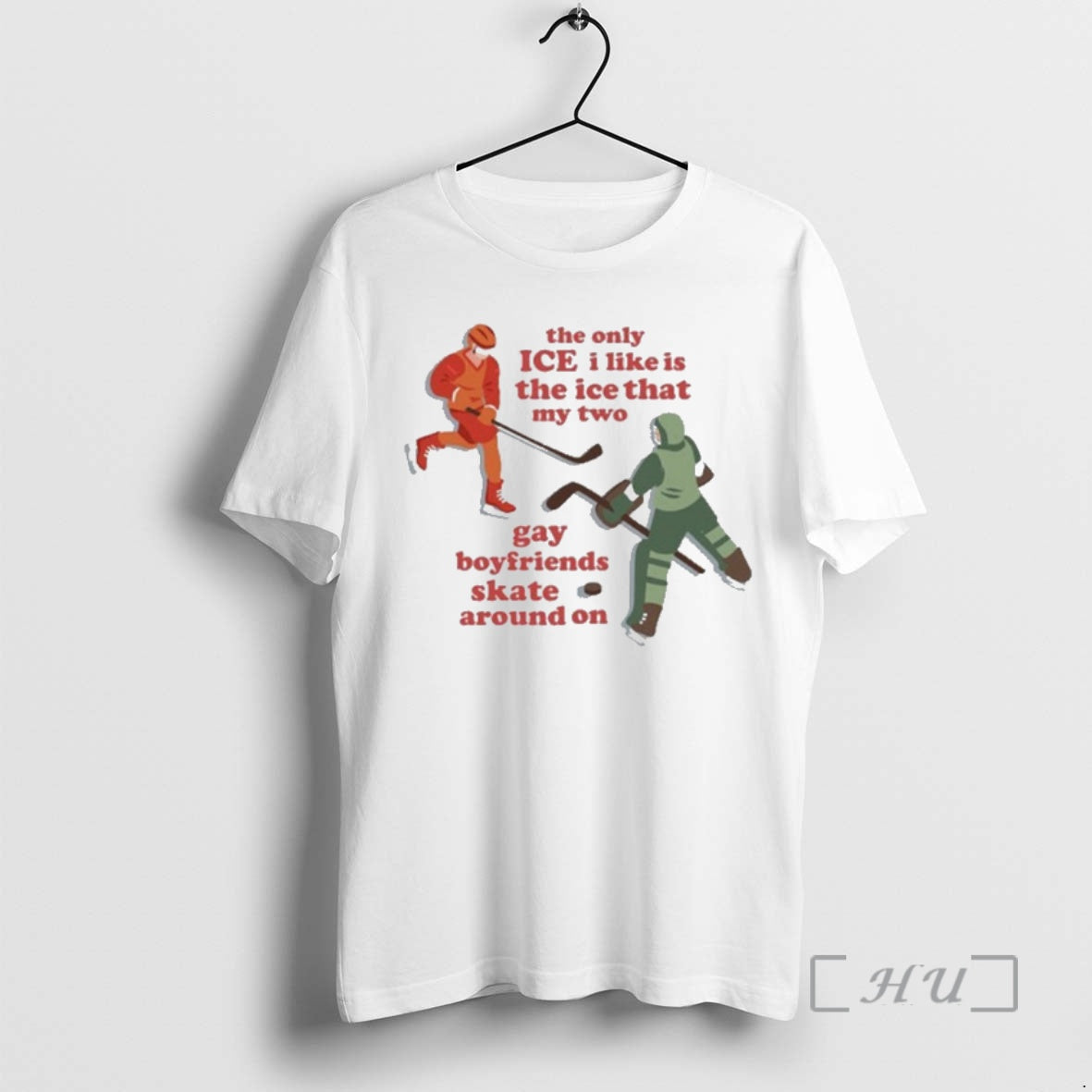Officials The Only Ice I Like Is The Ice That My Two Gay Boyfriends Skate T-Shirts, Hoodie, Sweatshirt | PopFlextees.com
