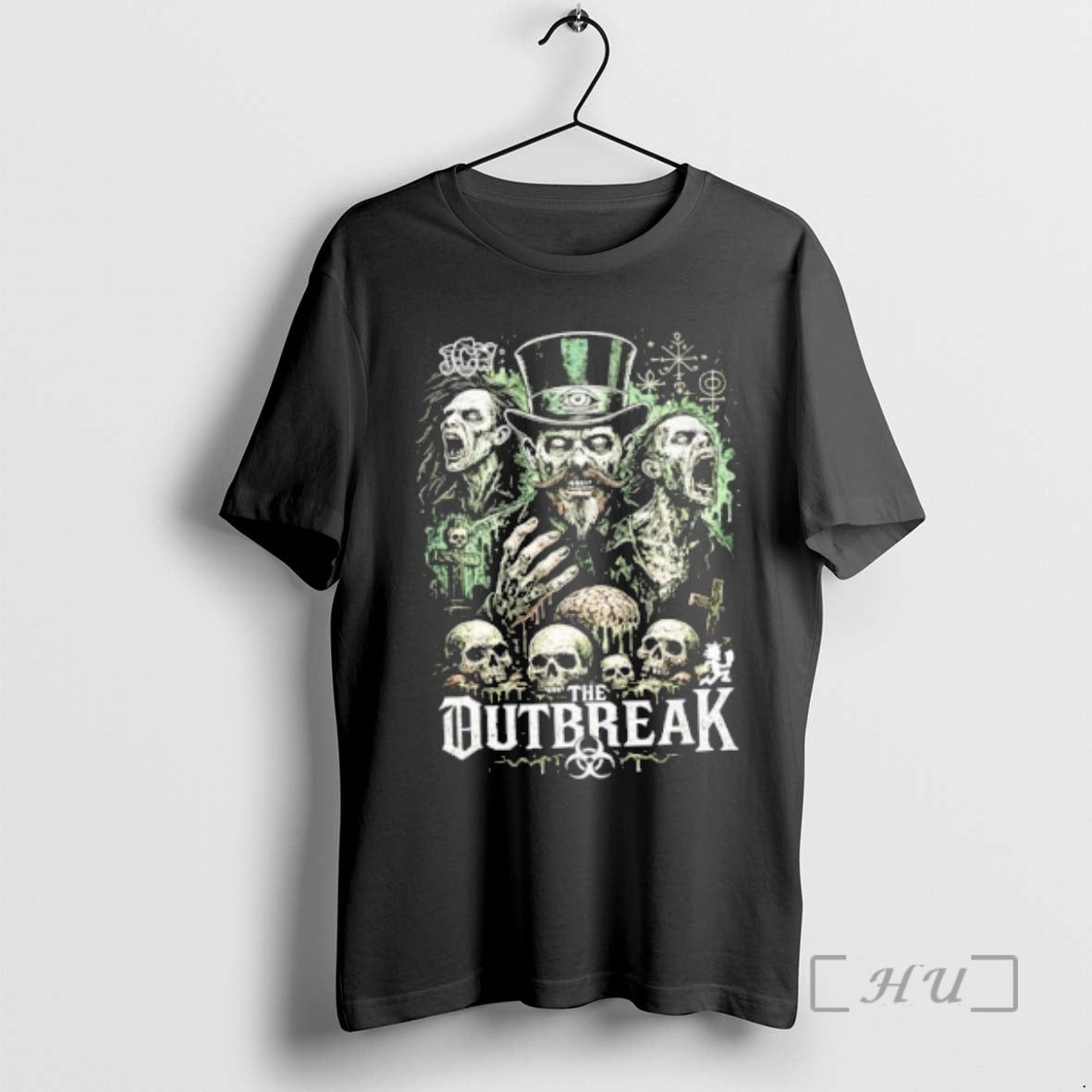 Officials The Outbreak Jcw Outbreak Voodoo Graveyard T-Shirts, Hoodie, Sweatshirt | PopFlextees.com