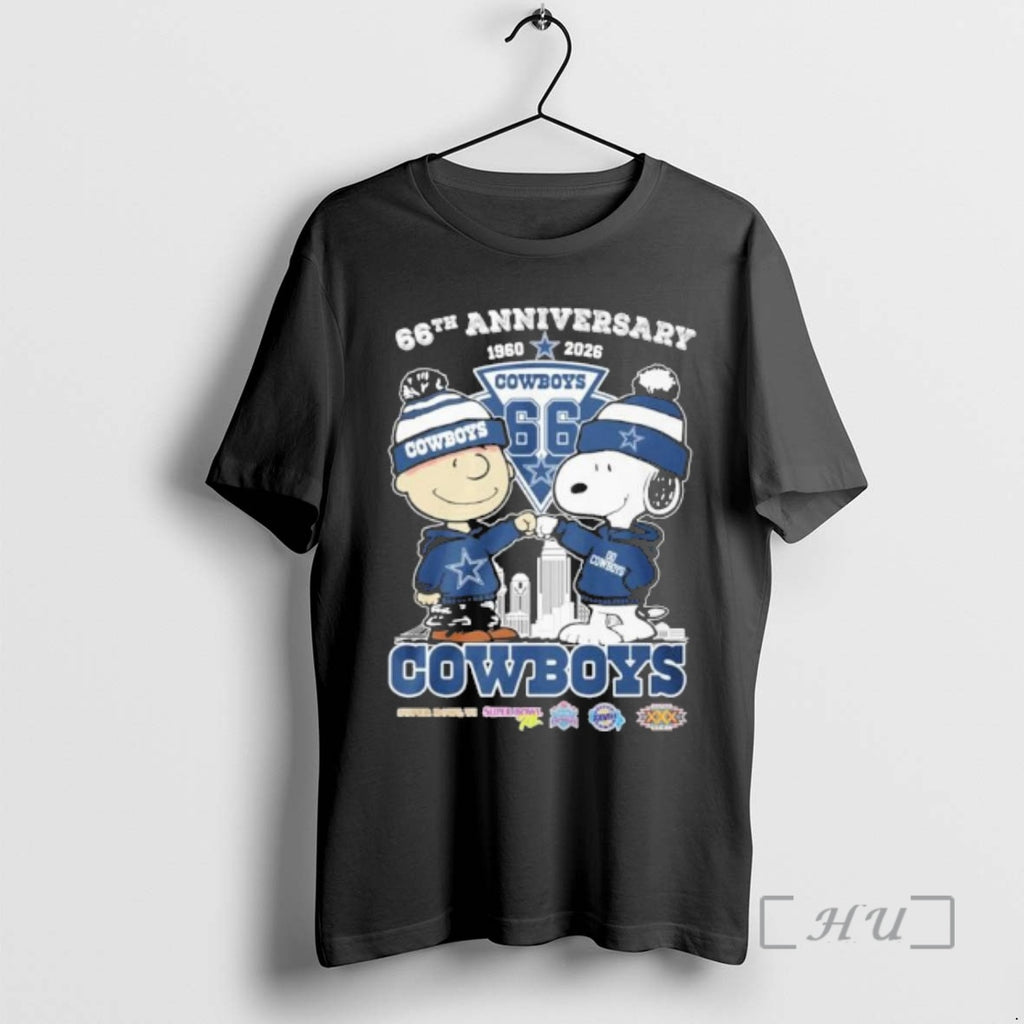 Officials The Peanuts Fist Bump X Dallas Cowboys 66th Anniversary T-Shirts, Hoodie, Sweatshirt | PopFlextees.com