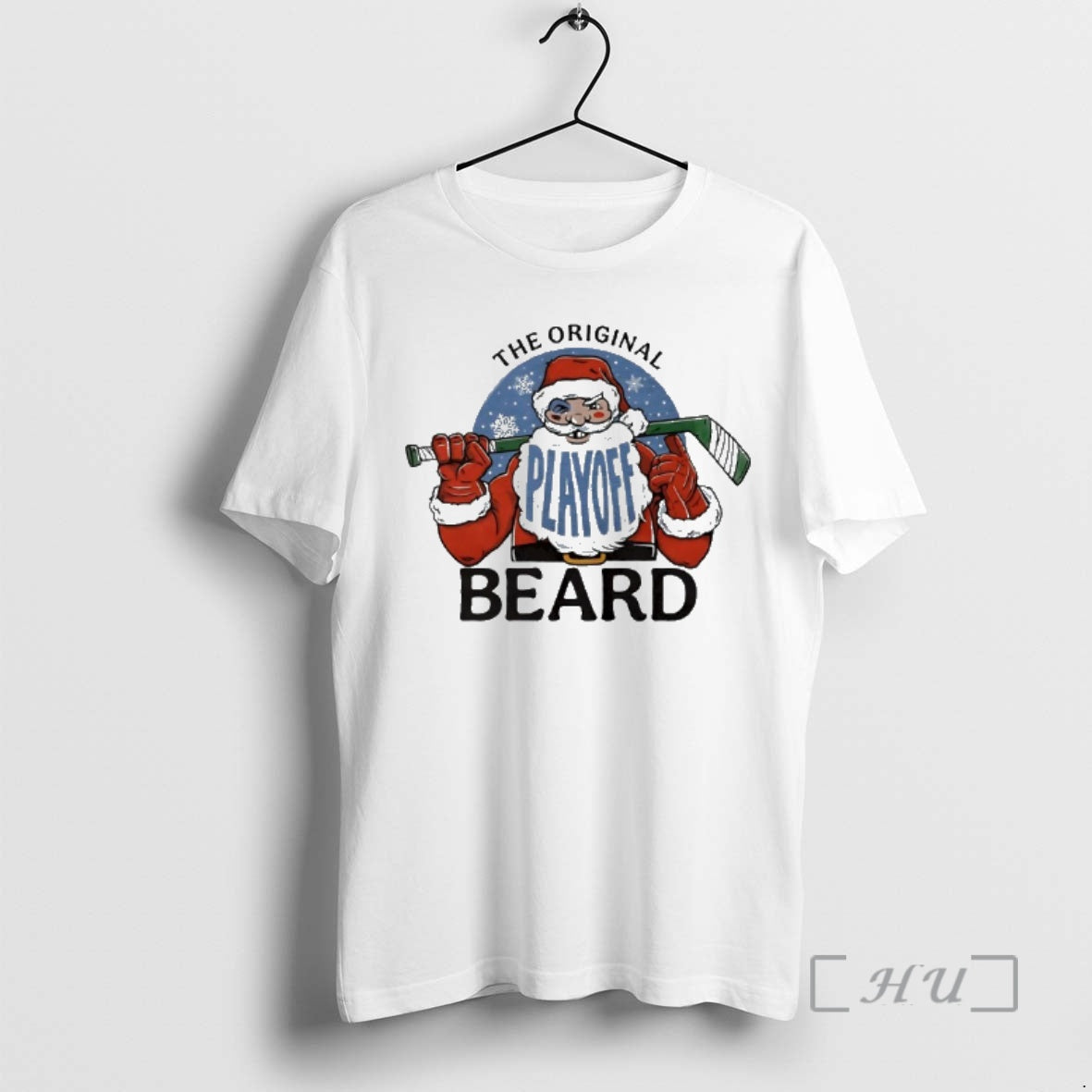 Officials The Playoff Beard Santa Hockey T-Shirts, Hoodie, Sweatshirt | PopFlextees.com