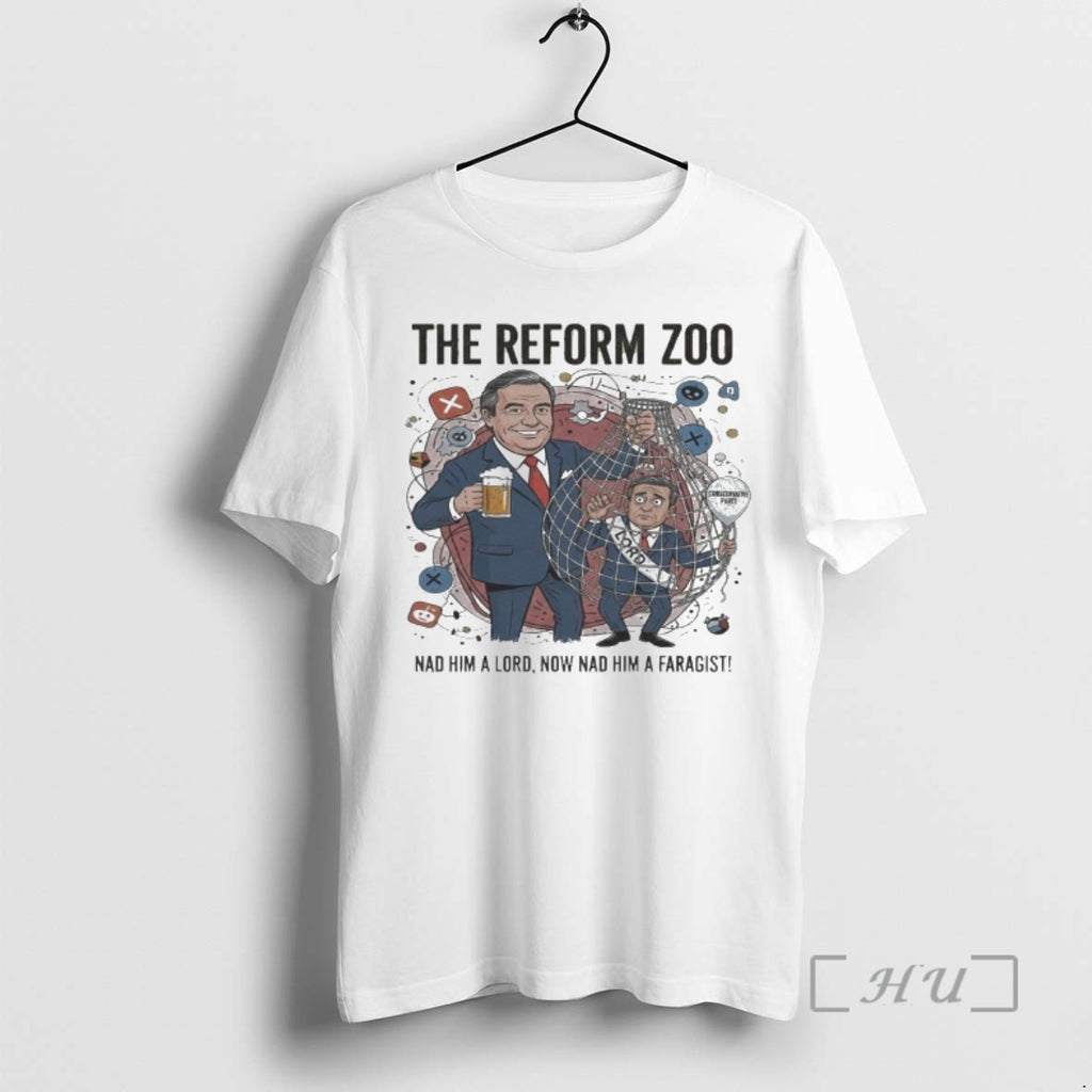 Officials The Reform Zoo No Peerage No Problem Funny Reform Uk Zahawi Political Satire Premium T-Shirts, Hoodie, Sweatshirt
