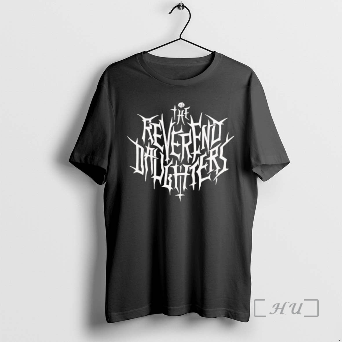 Officials Reverend Daughters Gothic Spiky Lettering Logo T-Shirts, Hoodie, Sweatshirt