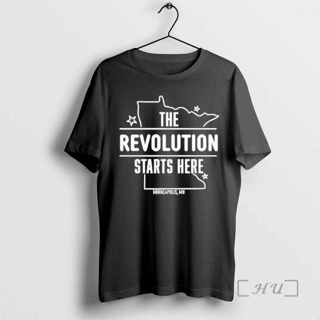Officials The Revolution Starts Here Minneapolis Mn State Of Minnesota T-Shirts, Hoodie, Sweatshirt | PopFlextees.com