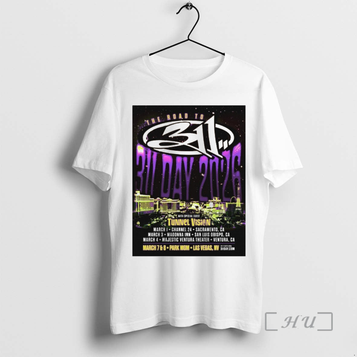 Officials The Road To 311 Day 2026 Tour March March 7 8 Las Vegas Nv T-Shirts, Hoodie, Sweatshirt | PopFlextees.com