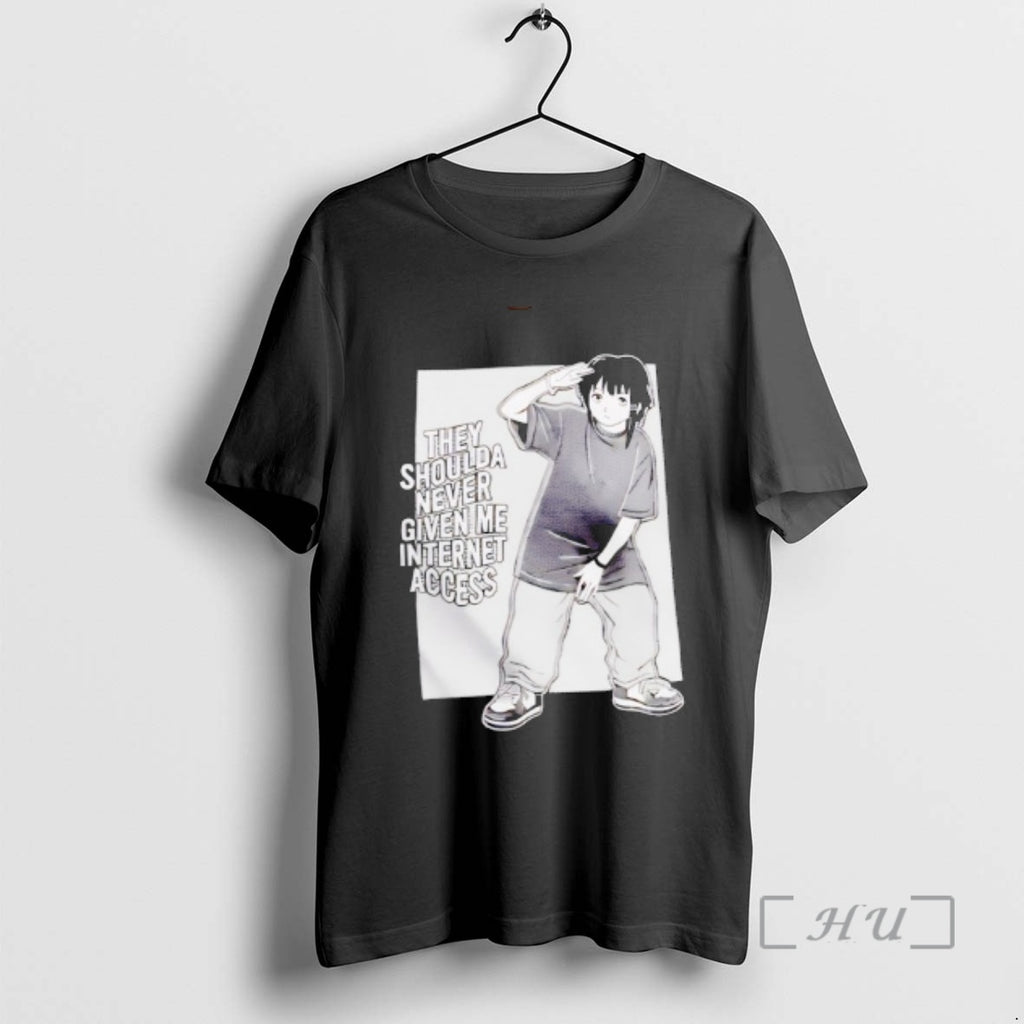 Officials The Shoulda Never Given Me Internet Access Manaka Mikura T-Shirts, Hoodie, Sweatshirt | PopFlextees.com