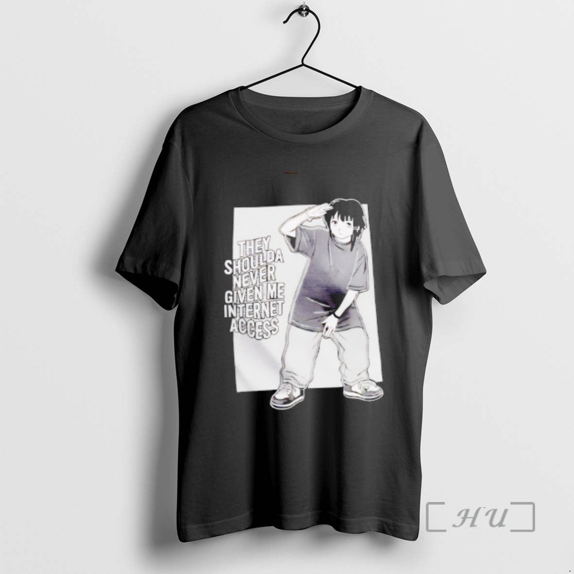 Officials The Shoulda Never Given Me Internet Access Manaka Mikura T-Shirts, Hoodie, Sweatshirt | PopFlextees.com