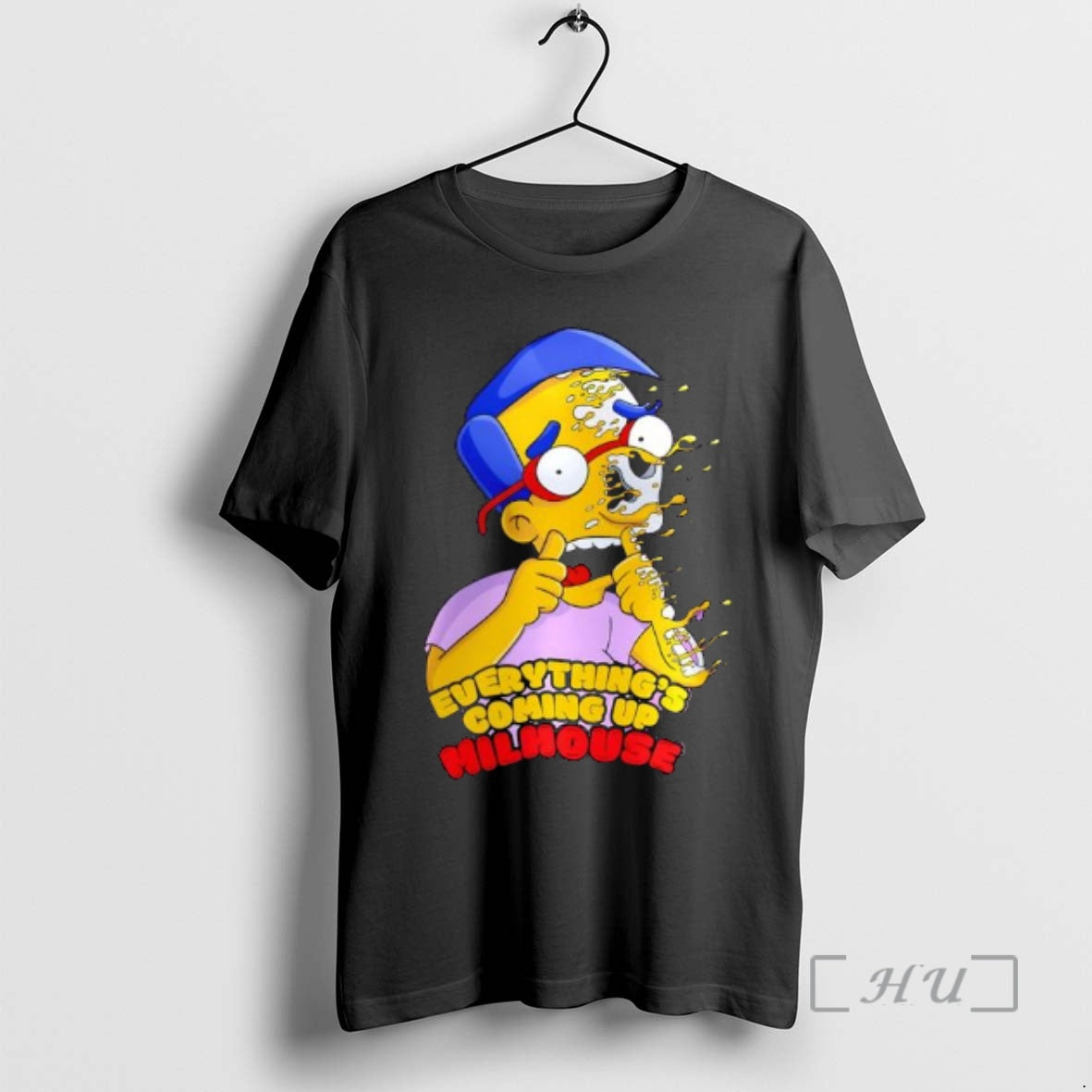 Officials The Simpsons Everythings Coming Up Milhouse Graphic T-Shirts, Hoodie, Sweatshirt | PopFlextees.com