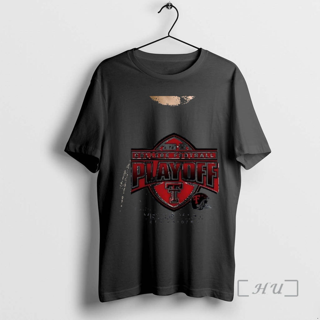 Officials The Texas Tech Red Raiders 2025 2026 Cfp Logo Helmet Premium T Shirts Sweater Hoodie, Sweatshirt | PopFlextees.com