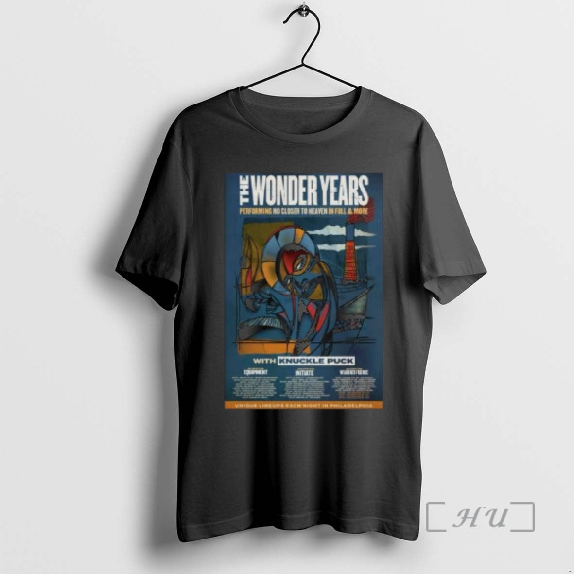 Officials The Wonder Years 2026 Performing No Closer To Heaven Album Concert Circle Black Premium T-Shirts, Hoodie,...