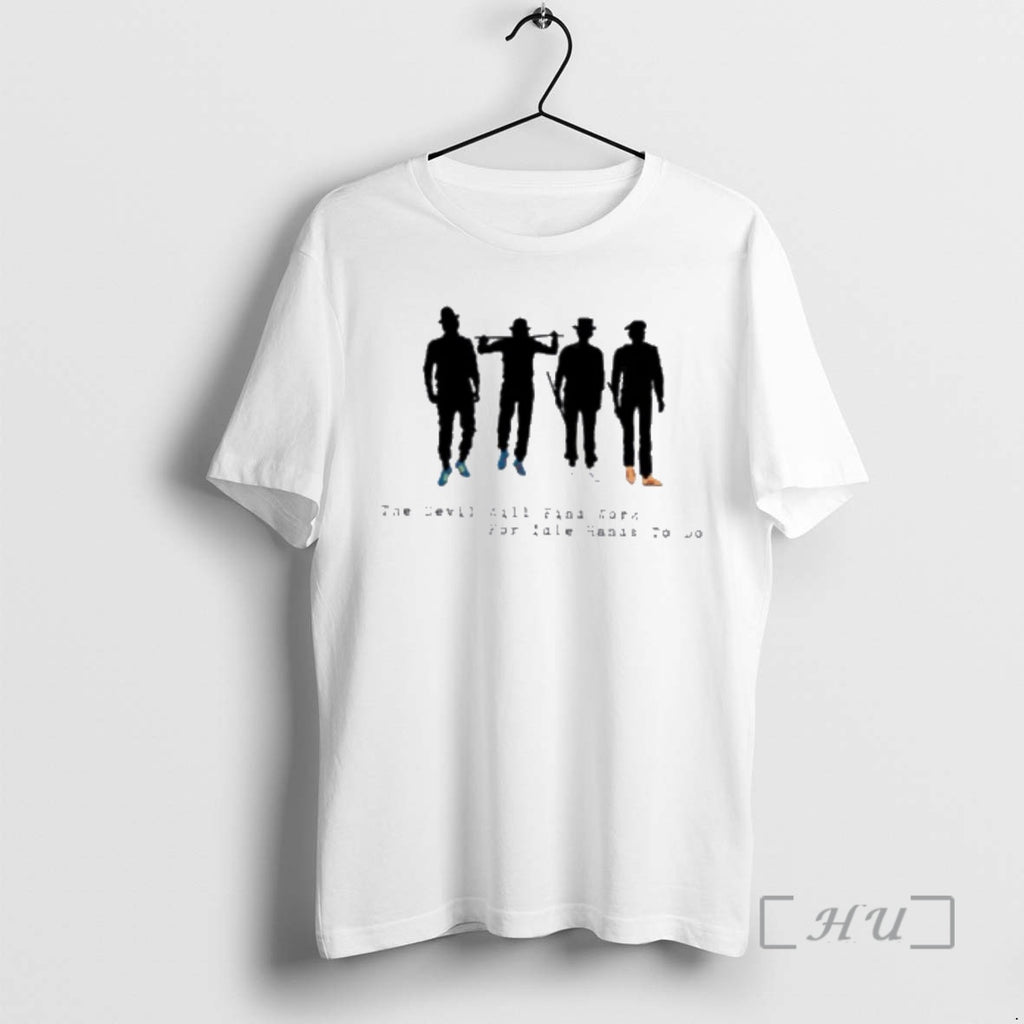 Officials The Devil Will Find Work For Idle Hands To Do Premium T Shirts Sweater Hoodie, Sweatshirt | PopFlextees.com