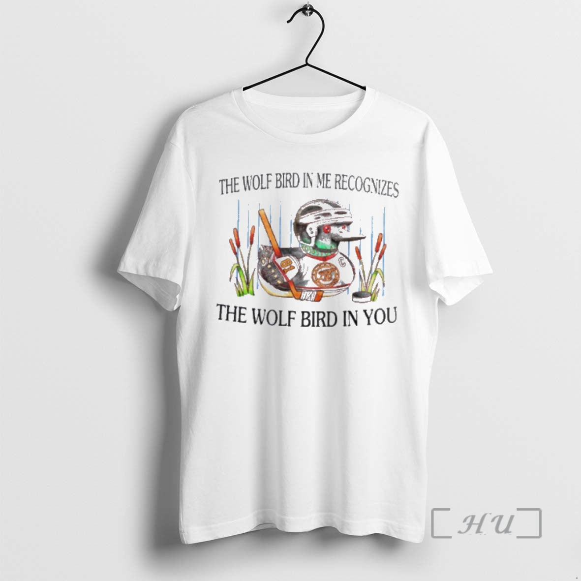 Officials The Wolf Bird In Me Recognizes The Wolf Bird In You Duck Hockey Premium T-Shirts, Hoodie, Sweatshirt