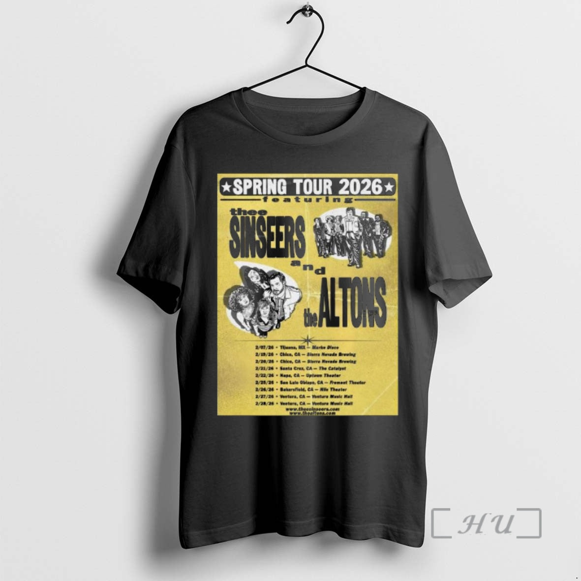 Officials Thee Sinseers And The Altons Spring 2026 Shows T-Shirts, Hoodie, Sweatshirt | PopFlextees.com