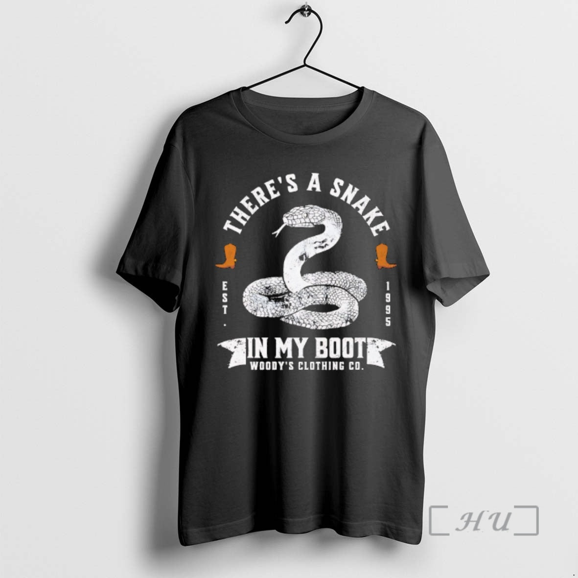 Officials Theres A Snake In My Boot By Woodys Clothing Co Premium T Shirts Sweater Hoodie, Sweatshirt | PopFlextees.com