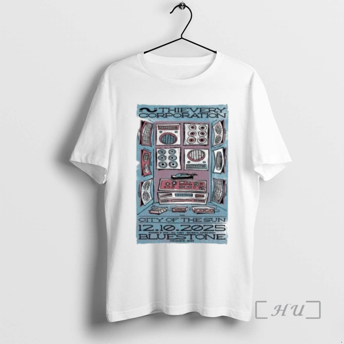 Officials Thievery Corporation At The Bluestone In Columbus Oh On Dec 10 2025 Circle White T-Shirts, Hoodie, Sweatshirt