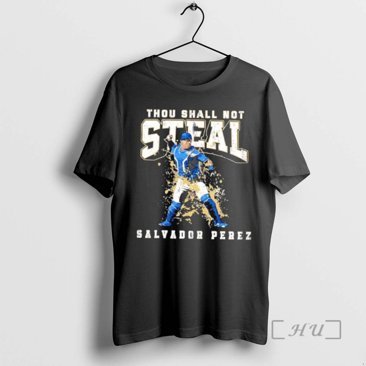 Officials Thou Shall Not Steal Salvador Perez Kansas City Catcher T-Shirts, Hoodie, Sweatshirt | PopFlextees.com