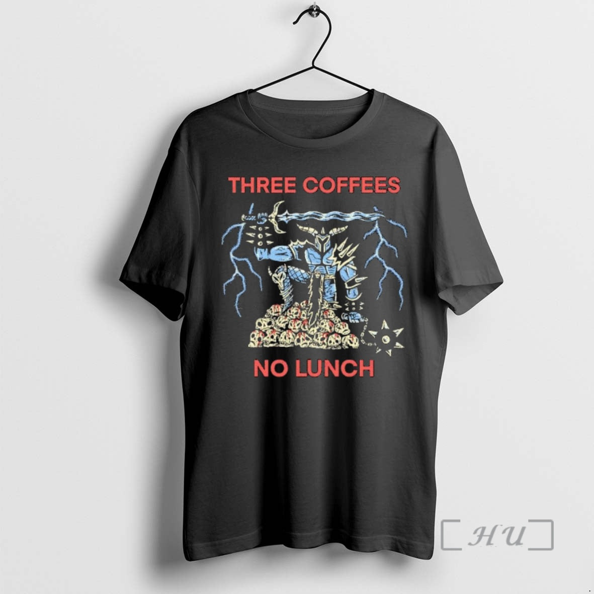 Officials Three Coffees No Lunch Graphic T-Shirts, Hoodie, Sweatshirt | PopFlextees.com