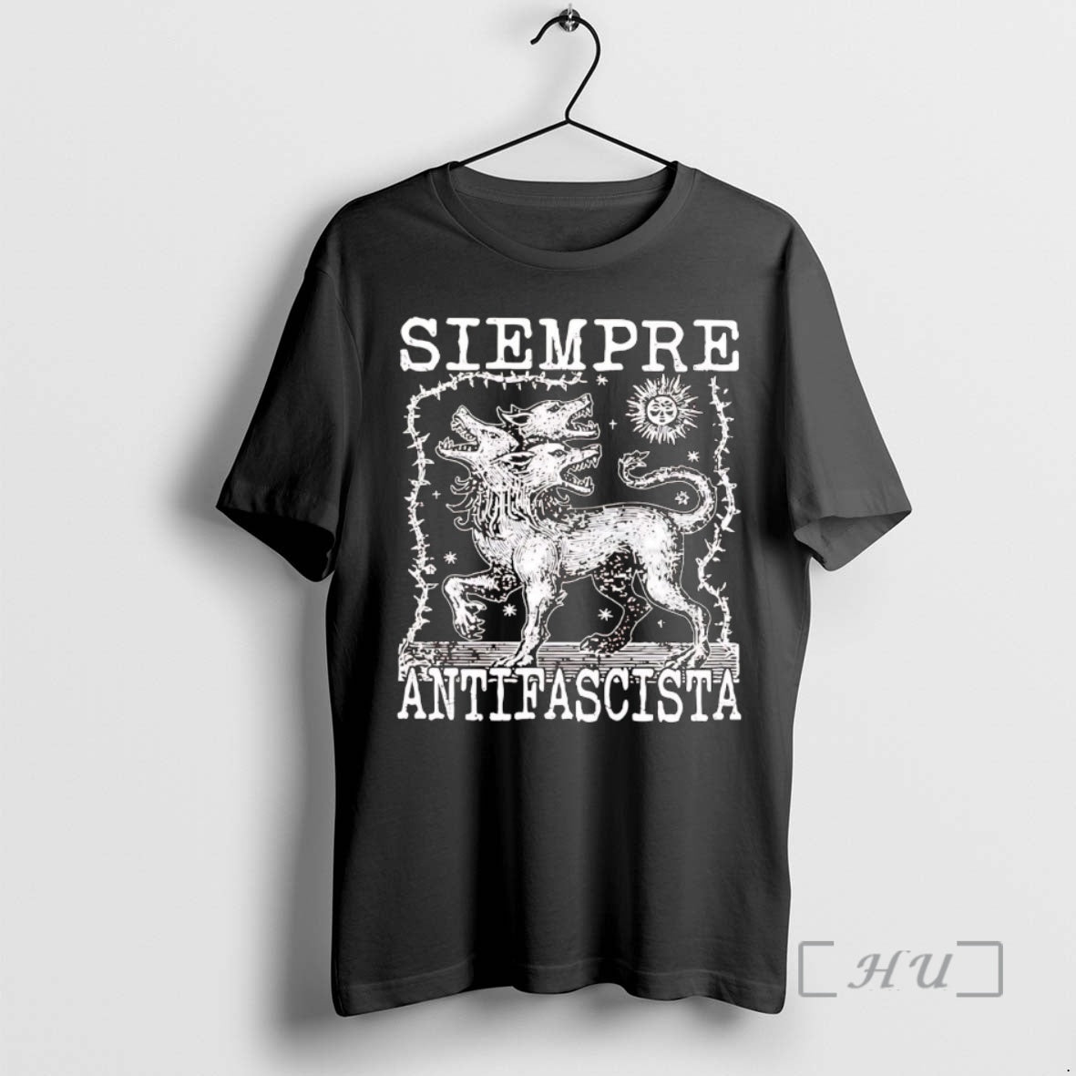 Officials Three Headed Dog Siempre Antifascista T-Shirts, Hoodie, Sweatshirt