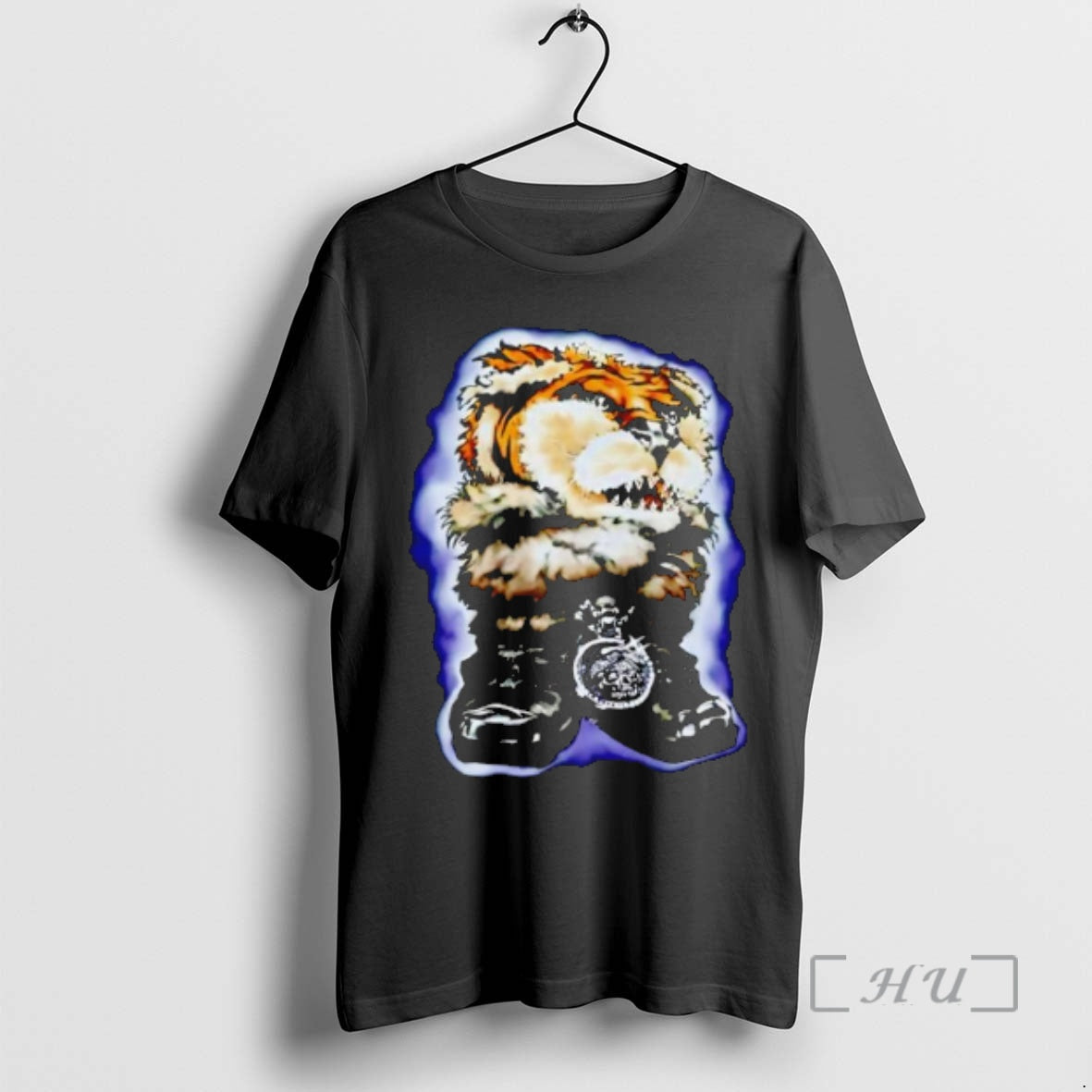 Officials Tiger Head Furry Animal Face Skull T-Shirts, Hoodie, Sweatshirt