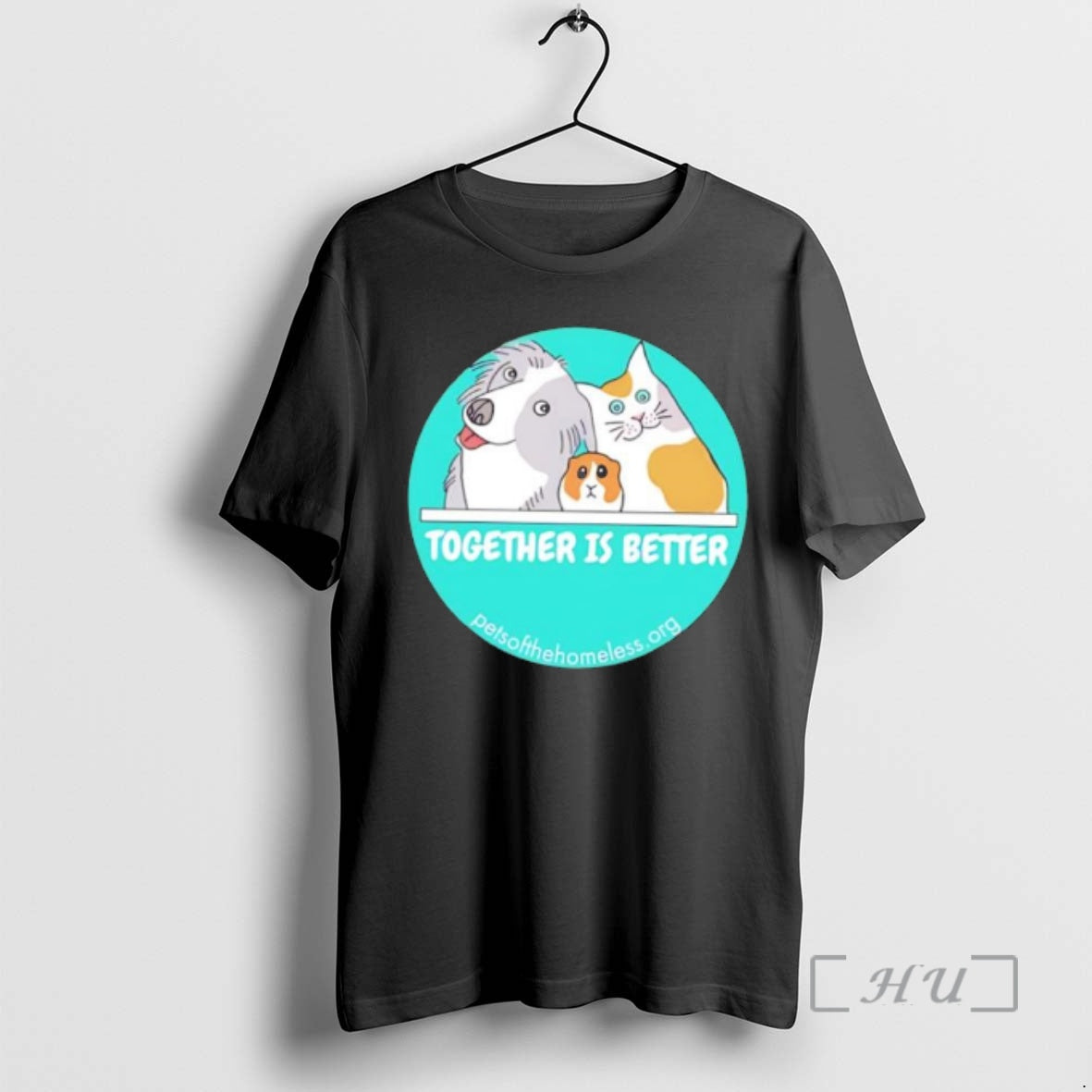 Officials Together Is Better Dog Cat Guinea Pig Pets Of The Homeless Premium T Shirts Hoodie, Sweatshirt | PopFlextees.com