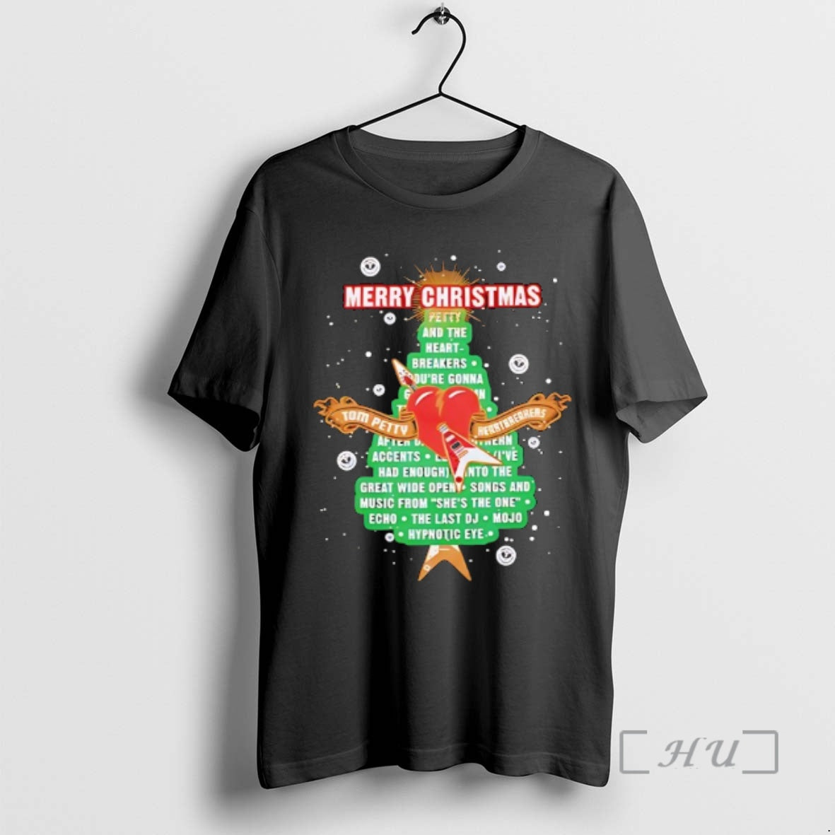 Officials Tom Petty And The Heartbreakers Merry Christmas T-Shirts, Hoodie, Sweatshirt | PopFlextees.com