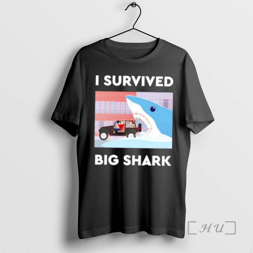 Officials Tommy Wiseau I Survived Big Shark T-Shirts, Hoodie, Sweatshirt | PopFlextees.com