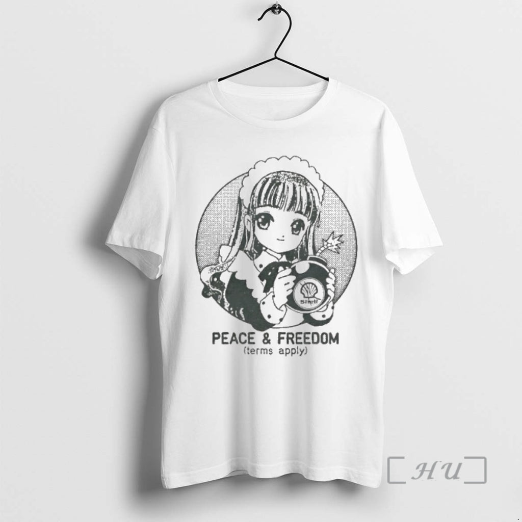 Officials Tomoyo Daidouji Peace And Freedom Terms Apply T-Shirts, Hoodie, Sweatshirt | PopFlextees.com